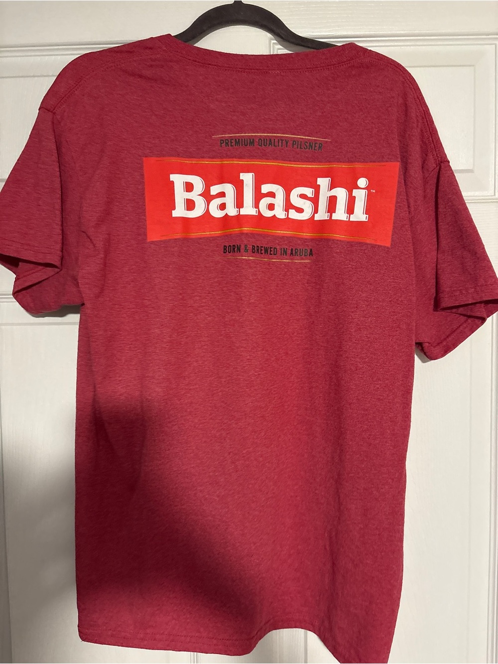 Bala Red Graphic Back-Print Tee